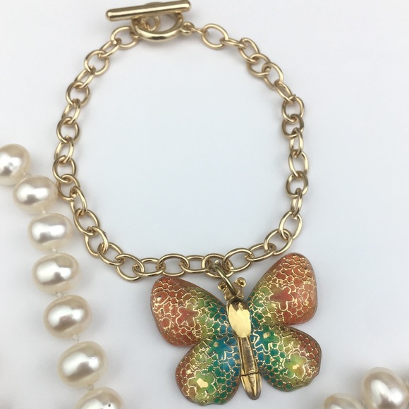 ShilohLuxCharms Jewelry - ✨BUTTERFLY GOLD CHARM BRACELET ✨
